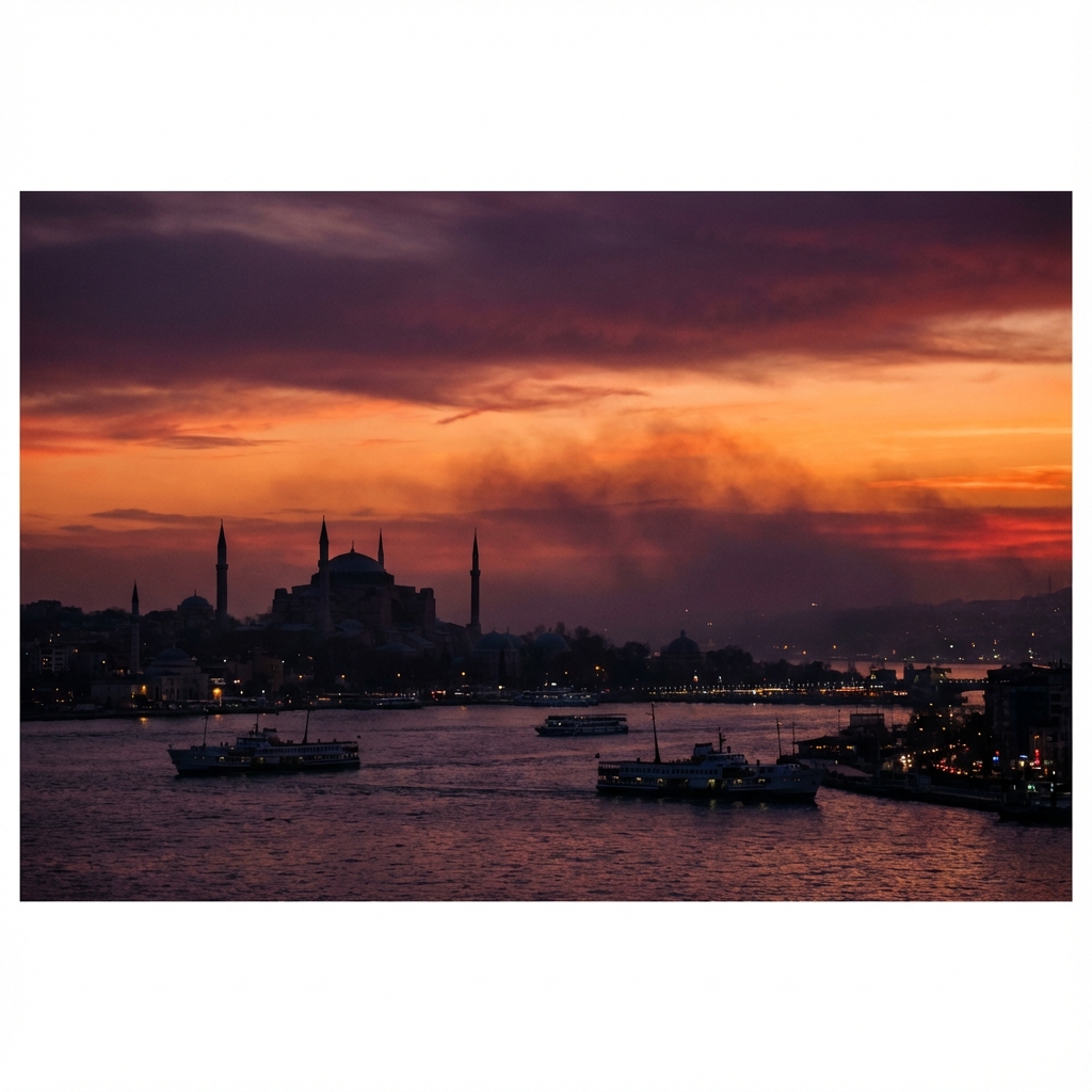 Tarihi Yarımada Silüeti